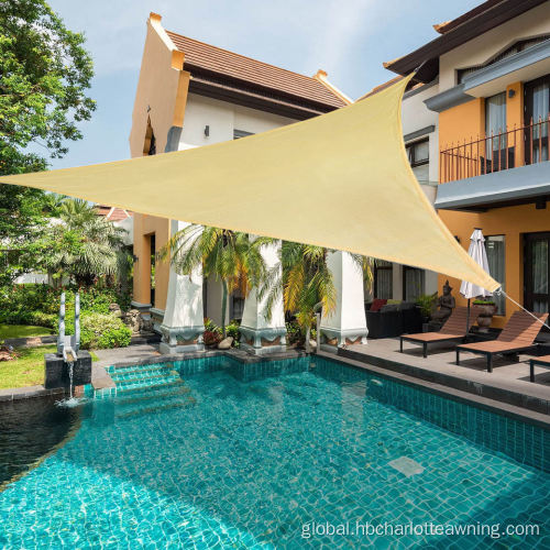 Sunshade Sail For Garden Patio Triangle Sunshade Sail For Outdoor Awings Canopy Pool Manufactory